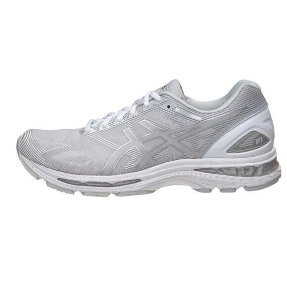 Asics Gel-Nimbus 19 Textile Lace Up Trainers T700N Size 7.5 D Glacier Grey - Picture 1 of 5